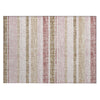 Piper Looms Chantille Stripes ACN2122 Pink Machine Washable Area Rug Scatter Main Image