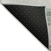 Piper Looms Chantille Stripes ACN2122 Seafoam Machine Washable Area Rug Backing Image