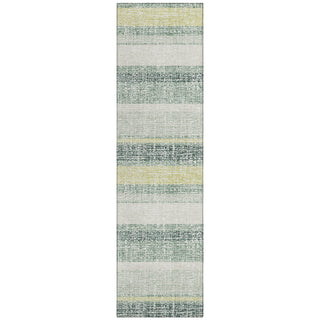 Piper Looms Chantille Stripes ACN2122 Seafoam Machine Washable Area Rug Runner Main Image