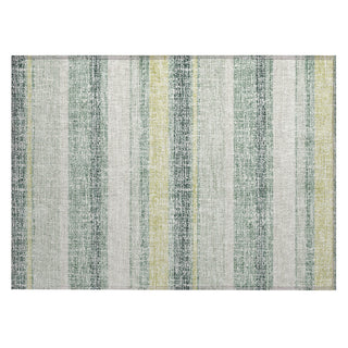 Piper Looms Chantille Stripes ACN2122 Seafoam Machine Washable Area Rug Scatter Main Image