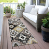 Piper Looms Chantille Ethnic ACN2123 Black Machine Washable Area Rug Runner Outdoor Lifestyle Image Feature