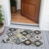 Piper Looms Chantille Ethnic ACN2123 Black Machine Washable Area Rug Scatter Outdoor Lifestyle Image Feature