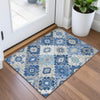 Piper Looms Chantille Ethnic ACN2123 Blue Machine Washable Area Rug Scatter Lifestyle Image Feature