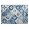 Piper Looms Chantille Ethnic ACN2123 Blue Machine Washable Area Rug Scatter Main Image