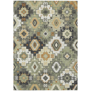 Piper Looms Chantille Ethnic ACN2123 Fern Machine Washable Area Rug main image