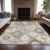 Piper Looms Chantille Ethnic ACN2123 Ivory Machine Washable Area Rug Lifestyle Image Feature