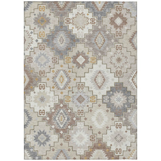 Piper Looms Chantille Ethnic ACN2123 Ivory Machine Washable Area Rug main image