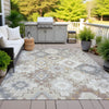 Piper Looms Chantille Ethnic ACN2123 Ivory Machine Washable Area Rug Outdoor Lifestyle Image Feature