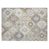 Piper Looms Chantille Ethnic ACN2123 Ivory Machine Washable Area Rug Scatter Main Image