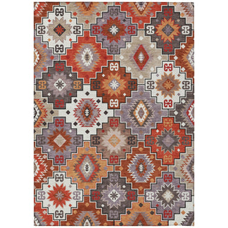 Piper Looms Chantille Ethnic ACN2123 Paprika Machine Washable Area Rug main image