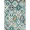 Piper Looms Chantille Ethnic ACN2123 Teal Machine Washable Area Rug main image