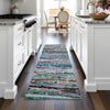 Piper Looms Chantille Stripes ACN2125 Blue Machine Washable Area Rug Runner Lifestyle Image Feature