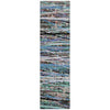 Piper Looms Chantille Stripes ACN2125 Blue Machine Washable Area Rug Runner Main Image