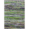 Piper Looms Chantille Stripes ACN2125 Green Machine Washable Area Rug main image