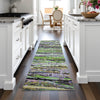 Piper Looms Chantille Stripes ACN2125 Green Machine Washable Area Rug Runner Lifestyle Image Feature