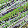 Piper Looms Chantille Stripes ACN2125 Green Machine Washable Area Rug Swatch Image