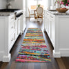 Piper Looms Chantille Stripes ACN2125 Orange Machine Washable Area Rug Runner Lifestyle Image Feature