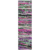 Piper Looms Chantille Stripes ACN2125 Pink Machine Washable Area Rug Runner Main Image