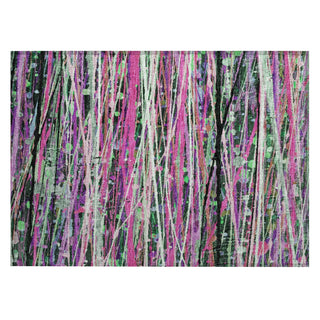 Piper Looms Chantille Stripes ACN2125 Pink Machine Washable Area Rug Scatter Main Image