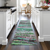 Piper Looms Chantille Stripes ACN2125 Teal Machine Washable Area Rug Runner Lifestyle Image Feature