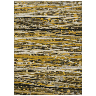 Piper Looms Chantille Stripes ACN2126 Brown Machine Washable Area Rug main image