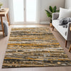 Piper Looms Chantille Stripes ACN2126 Copper Machine Washable Area Rug Lifestyle Image Feature