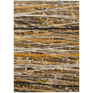Piper Looms Chantille Stripes ACN2126 Copper Machine Washable Area Rug main image