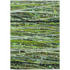 Piper Looms Chantille Stripes ACN2126 Green Machine Washable Area Rug main image