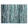 Piper Looms Chantille Stripes ACN2126 Teal Machine Washable Area Rug Scatter Main Image