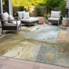 Piper Looms Chantille Modern ACN2127 Brown Machine Washable Area Rug Outdoor Lifestyle Image Feature