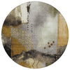 Piper Looms Chantille Modern ACN2127 Chocolate Machine Washable Area Rug Round Main Image