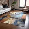 Piper Looms Chantille Modern ACN2127 Copper Machine Washable Area Rug Lifestyle Image Feature