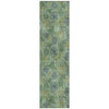 Piper Looms Chantille Floral ACN2128 Aloe Machine Washable Area Rug Runner Main Image