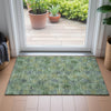 Piper Looms Chantille Floral ACN2128 Aloe Machine Washable Area Rug Scatter Lifestyle Image Feature