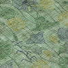 Piper Looms Chantille Floral ACN2128 Aloe Machine Washable Area Rug Swatch Image