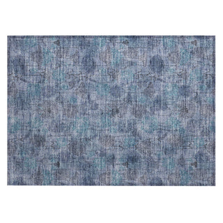 Piper Looms Chantille Floral ACN2128 Blue Machine Washable Area Rug Scatter Main Image