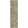 Piper Looms Chantille Floral ACN2128 Brown Machine Washable Area Rug Runner Main Image