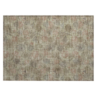 Piper Looms Chantille Floral ACN2128 Brown Machine Washable Area Rug Scatter Main Image