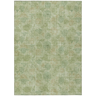 Piper Looms Chantille Floral ACN2128 Sage Machine Washable Area Rug main image