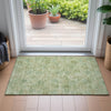 Piper Looms Chantille Floral ACN2128 Sage Machine Washable Area Rug Scatter Lifestyle Image Feature