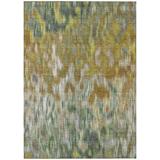 Piper Looms Chantille Abstract ACN2129 Brown Machine Washable Area Rug main image