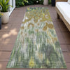 Piper Looms Chantille Abstract ACN2129 Brown Machine Washable Area Rug Runner Outdoor Lifestyle Image Feature