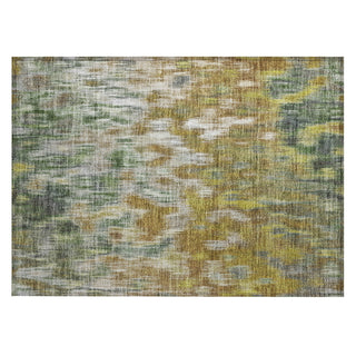 Piper Looms Chantille Abstract ACN2129 Brown Machine Washable Area Rug Scatter Main Image