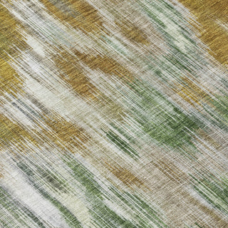 Piper Looms Chantille Abstract ACN2129 Brown Machine Washable Area Rug Swatch Image