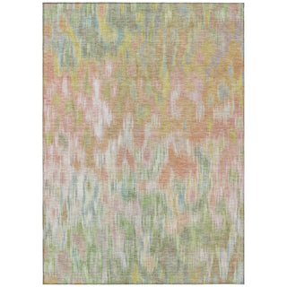 Piper Looms Chantille Abstract ACN2129 Coral Machine Washable Area Rug main image