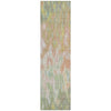 Piper Looms Chantille Abstract ACN2129 Coral Machine Washable Area Rug Runner Main Image