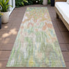 Piper Looms Chantille Abstract ACN2129 Coral Machine Washable Area Rug Runner Outdoor Lifestyle Image Feature