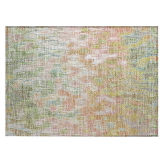 Piper Looms Chantille Abstract ACN2129 Coral Machine Washable Area Rug Scatter Main Image