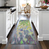 Piper Looms Chantille Abstract ACN2129 Green Machine Washable Area Rug Runner Lifestyle Image Feature