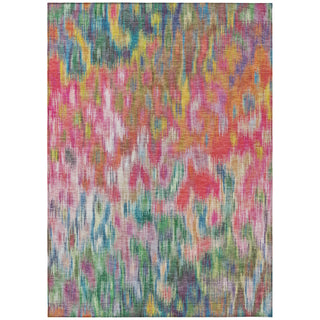Piper Looms Chantille Abstract ACN2129 Pink Machine Washable Area Rug main image